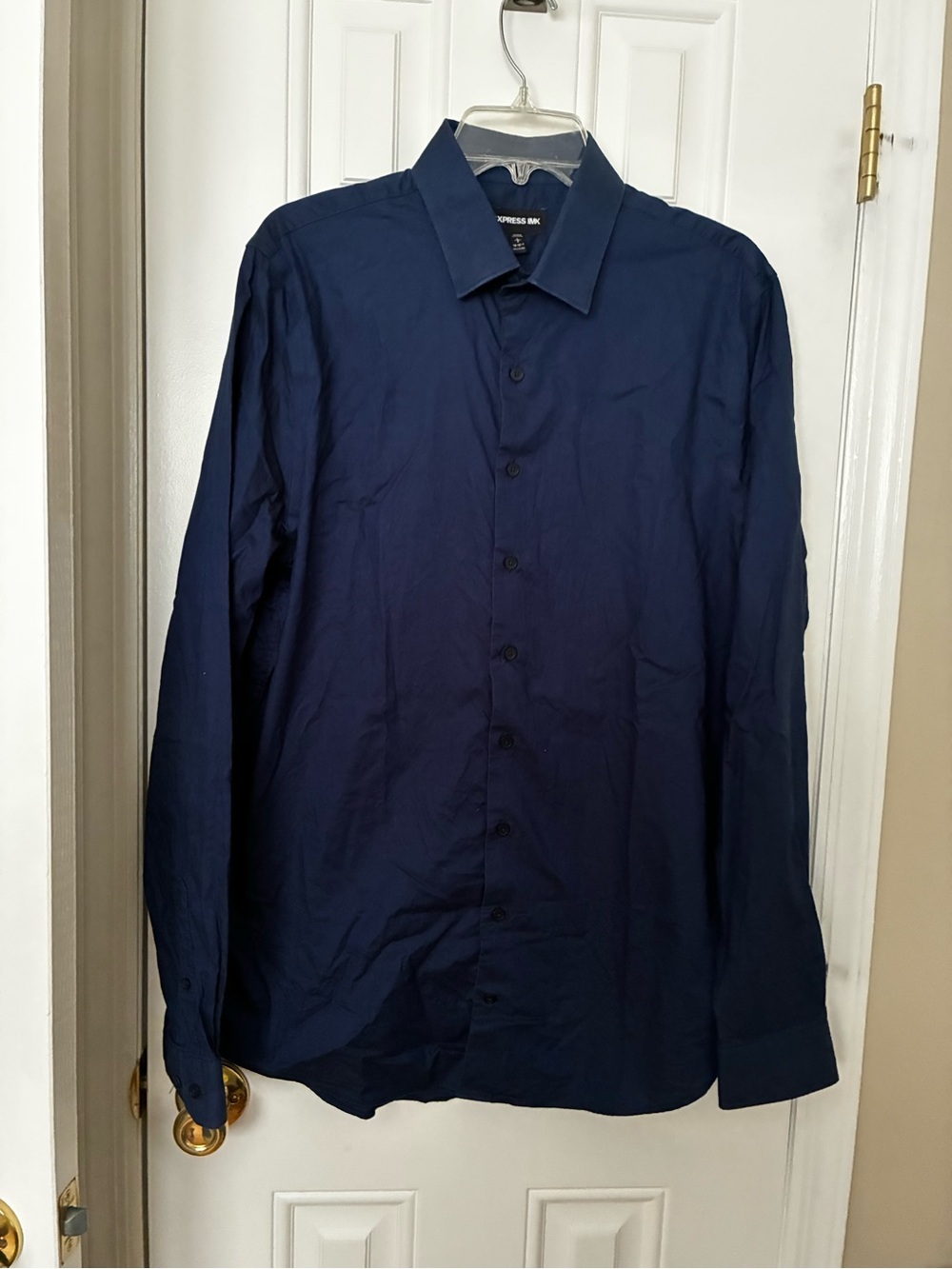 Express 1MX Slim cut men’s blue Shirt Large/Tall